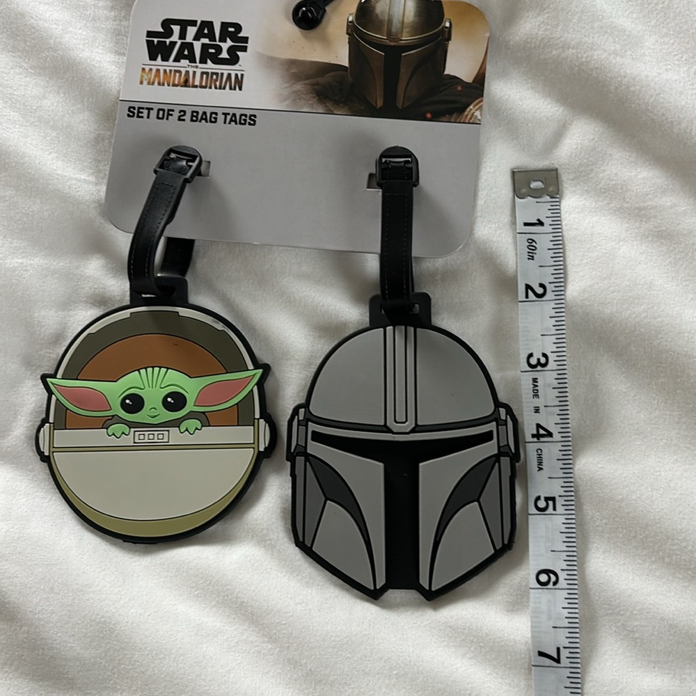 NWT Star Wars Mandalorian Bag Tags- New - Picture 9 of 10